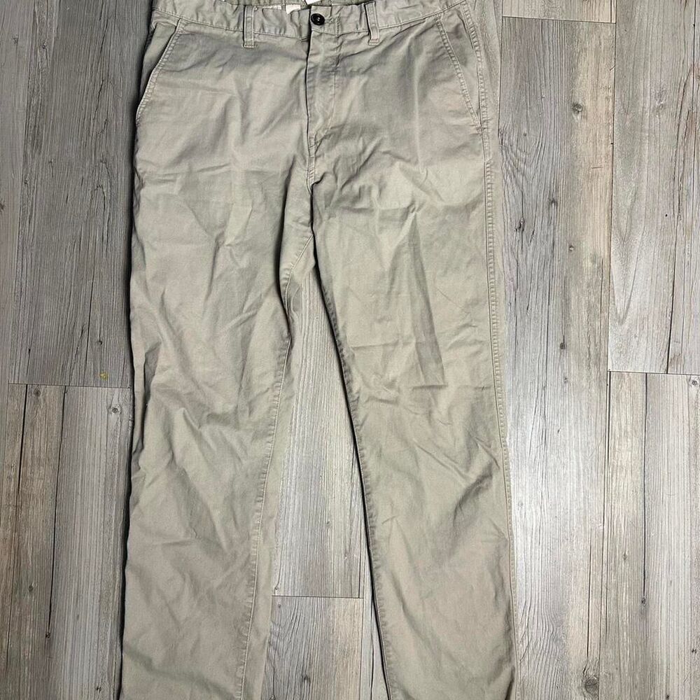 H-m Men's Tan and Cream Trousers